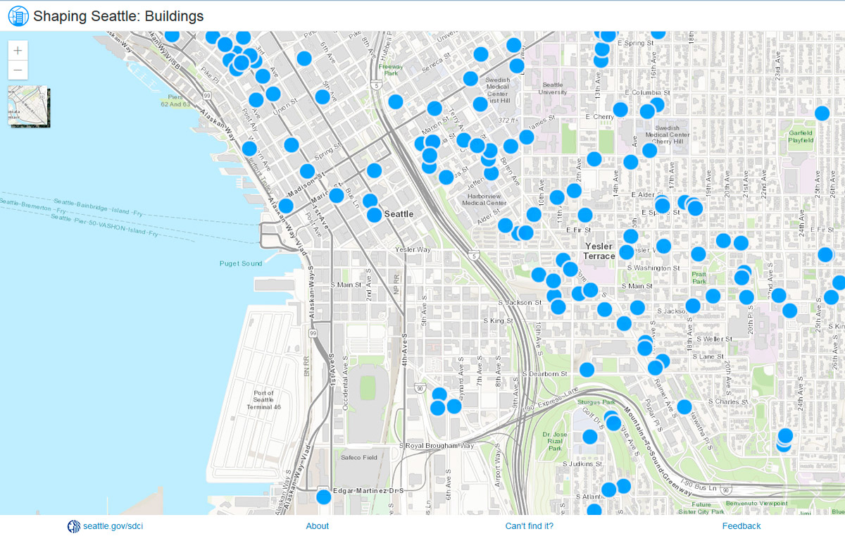 Shaping Seattle: Great Use of Data and Maps