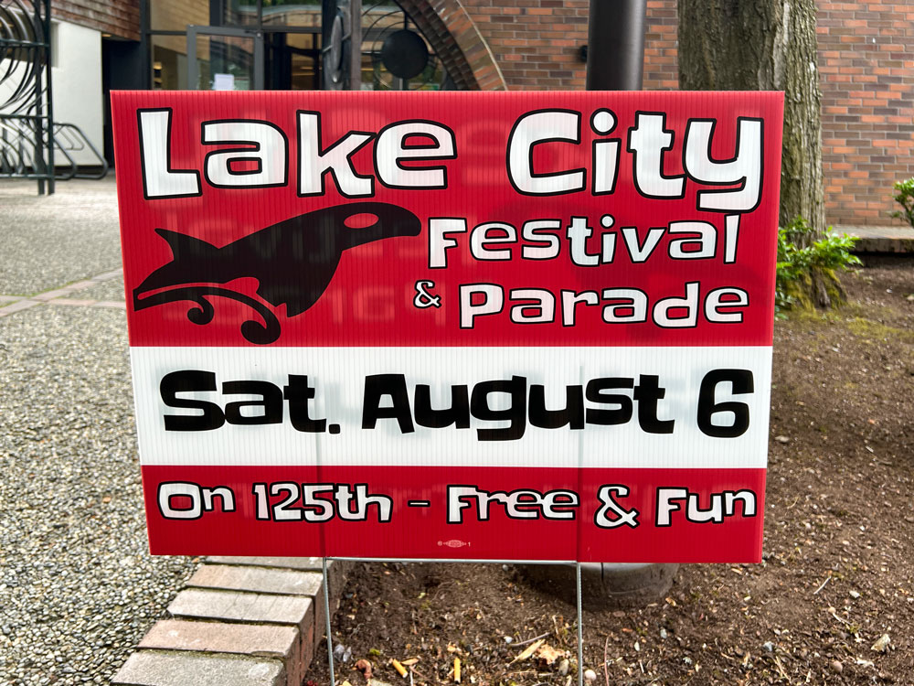 Devlin Donnelly Design Lake City Parade Sign