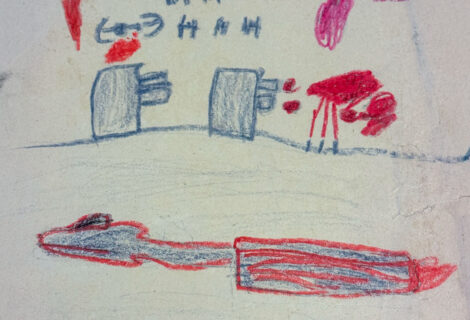 Childhood Art: Star Wars Battle