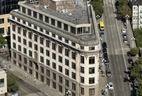 Yesler or Mutual Life Building in Seattle